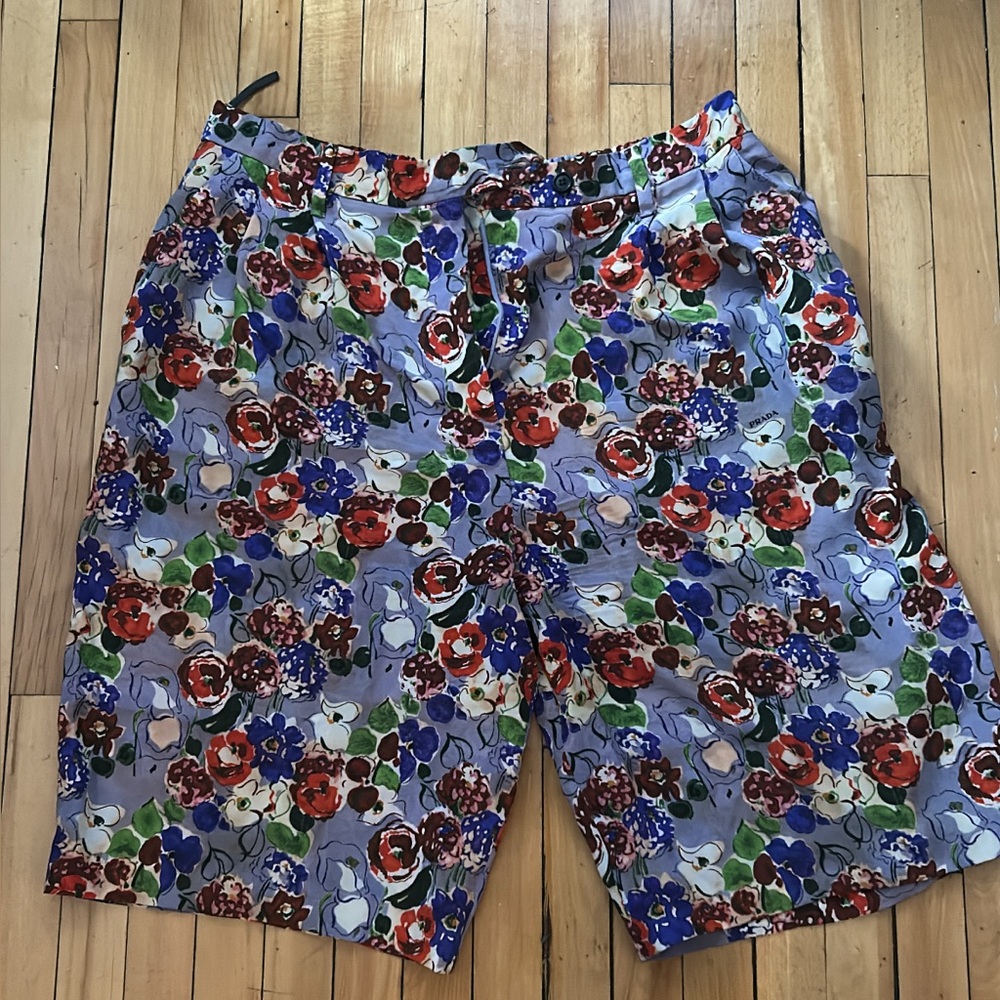 Prada Multicolor Floral Shirt